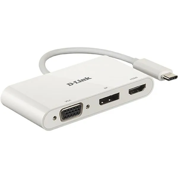 Docking D-Link 3-in-1 DUB-V310, USB-C