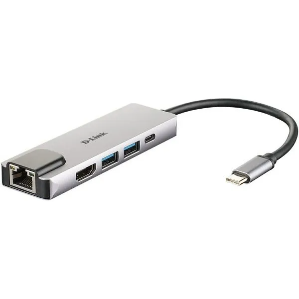Docking D-Link 5-in-1 DUB-M520, USB-C