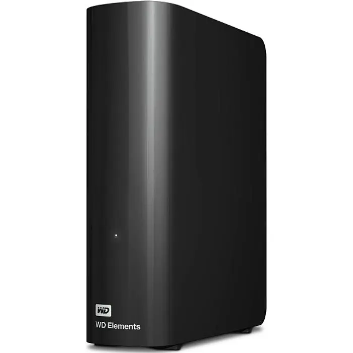 Eksterni disk WD Elements Desktop, 10TB, USB 3.2, Black, WDBWLG0100HBK-EESN