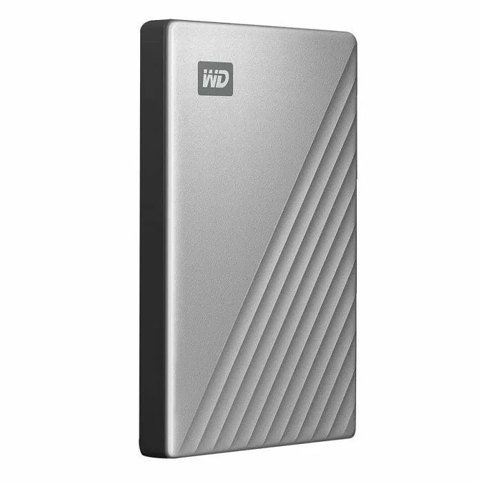 Eksterni disk WD My Passport Ultra, 2TB, USB 3.2, Silver