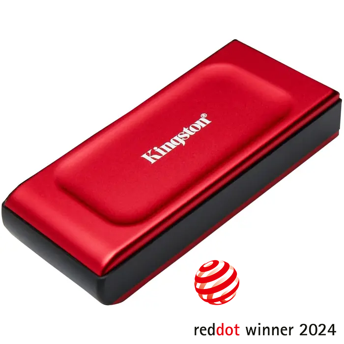 Eksterni SSD Kingston XS1000, 2TB, USB 3.2, Red