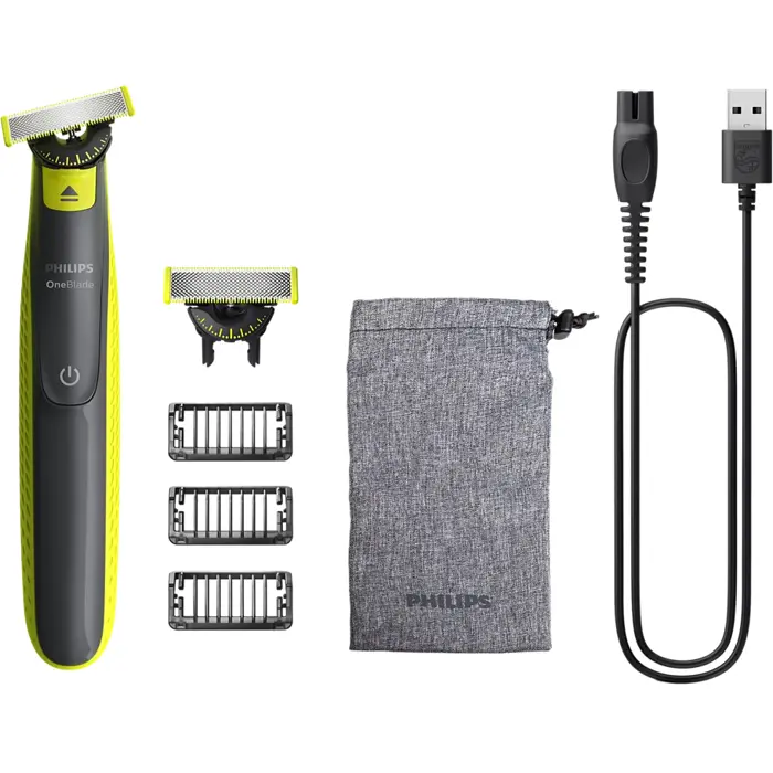 Električni brijač Philips OneBlade 360 Face QP2724/31, Grey-Green