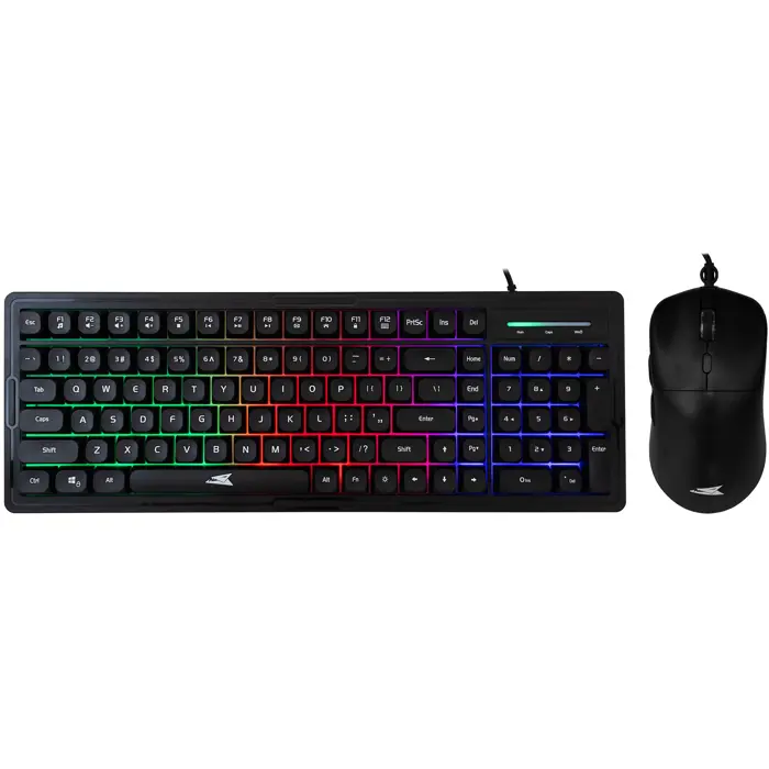 Gaming Combo Baracuda BGC-011 Orca, tipkovnica, miš, Black