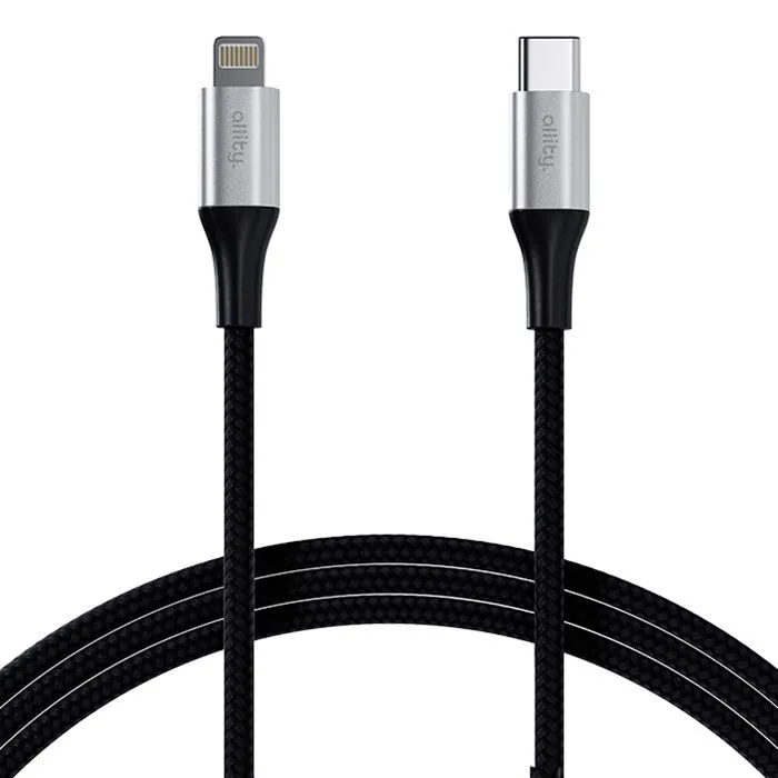 Kabel Allity AUC-01, USB-C (M) na Lightning (M), 2.0m, Black