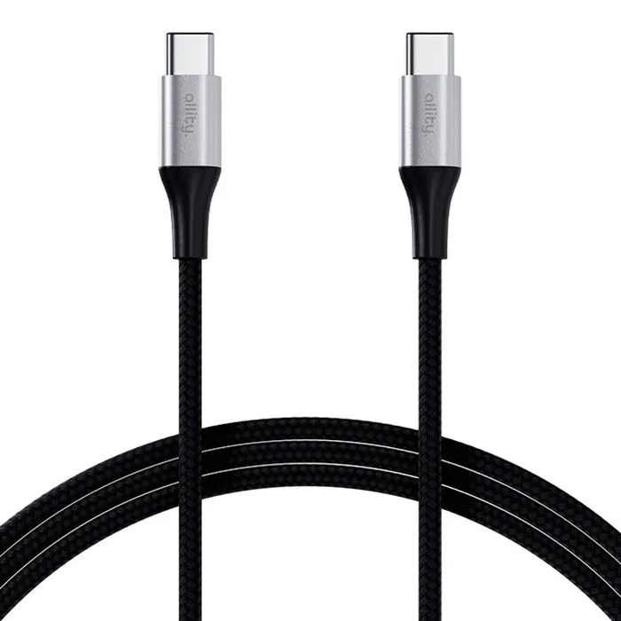 Kabel Allity AUC-01, USB-C (M) na USB-C (M), 1.0m, Black