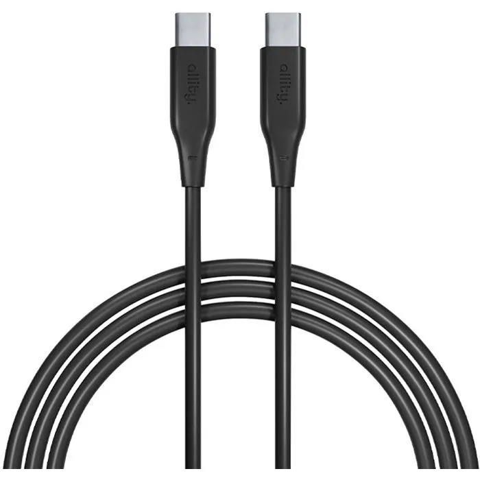 Kabel Allity AUC-02, USB-C (M) na USB-C (M), 1.0m, Black