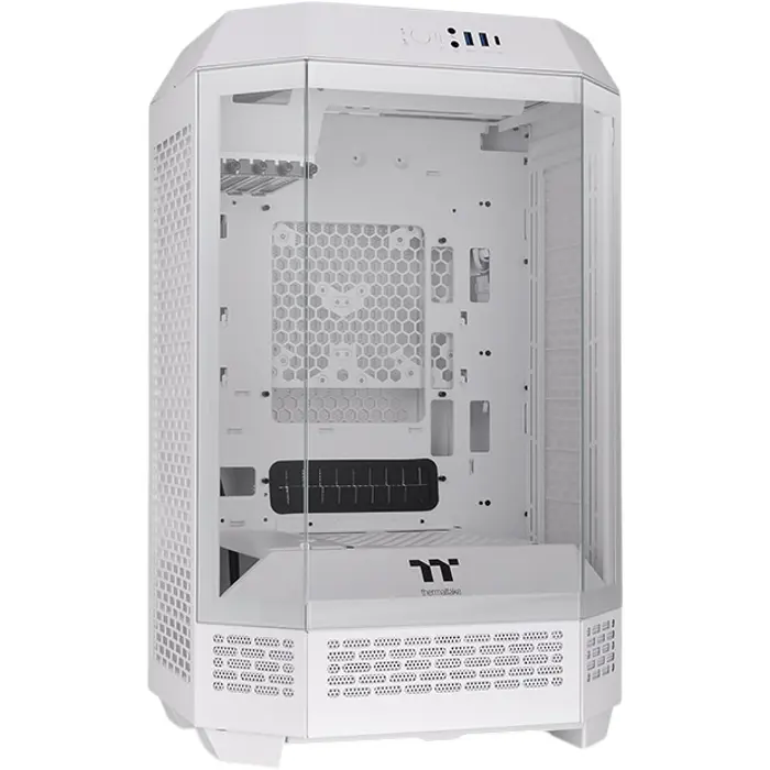 Kućište Thermaltake The Tower 300 Snow, Micro tower, kaljeno staklo, bez napajanja, Micro ATX, White