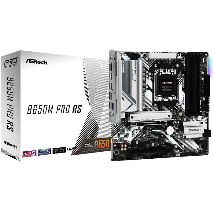 Matična ploča ASRock B650M Pro RS, AMD AM5, Micro ATX