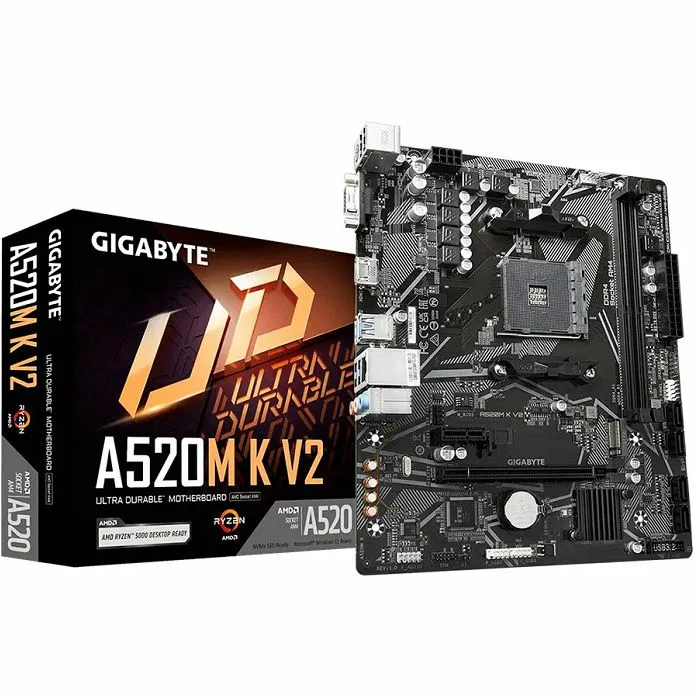 Matična ploča Gigabyte A520M K V2, AMD AM4, Micro ATX