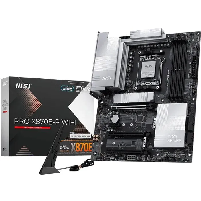 Matična ploča MSI Pro X870E-P WiFi, AMD AM5, WiFi, Bluetooth, ATX
