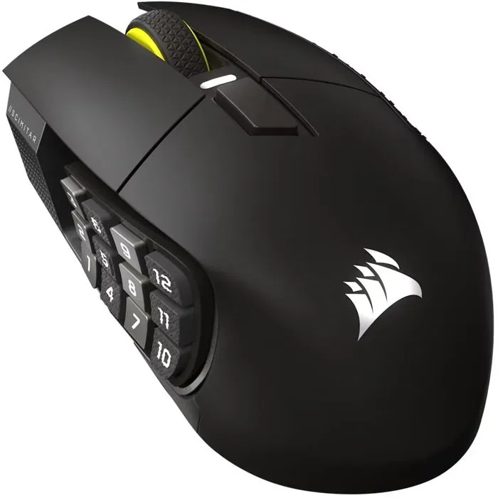 Miš Corsair Scimitar Elite Wireless SE, bežični, gaming, optički, 33000 DPI, Grey