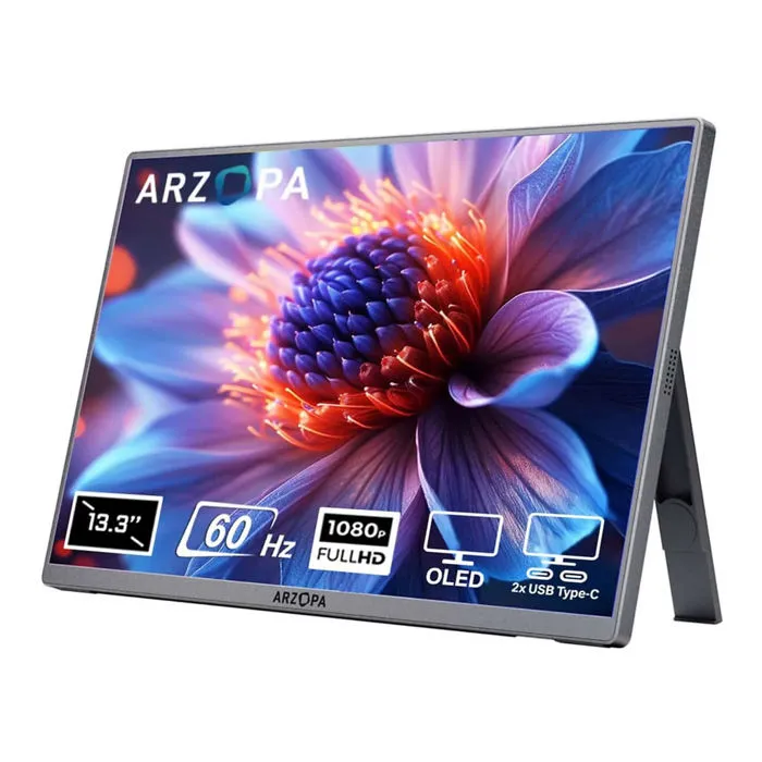 Monitor Arzopa 13.3" A3C, OLED, USB-C,  Full HD