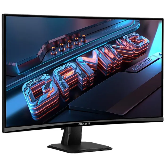 Monitor Gigabyte 27" GS27FC, VA, gaming, AMD FreeSync Premium 180Hz, 1ms, 2xHDMI, DP, Zakrivljeni 1500R, Full HD