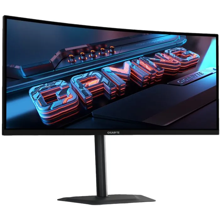 Monitor Gigabyte 34" G34WQC2, VA, gaming, AMD FreeSync Premium 200Hz, 1ms(GTG), HDR400, 2XHDMI, 2XDP, USB-C, Zvučnici, Zakrivljeni 1500R, 34 ...
