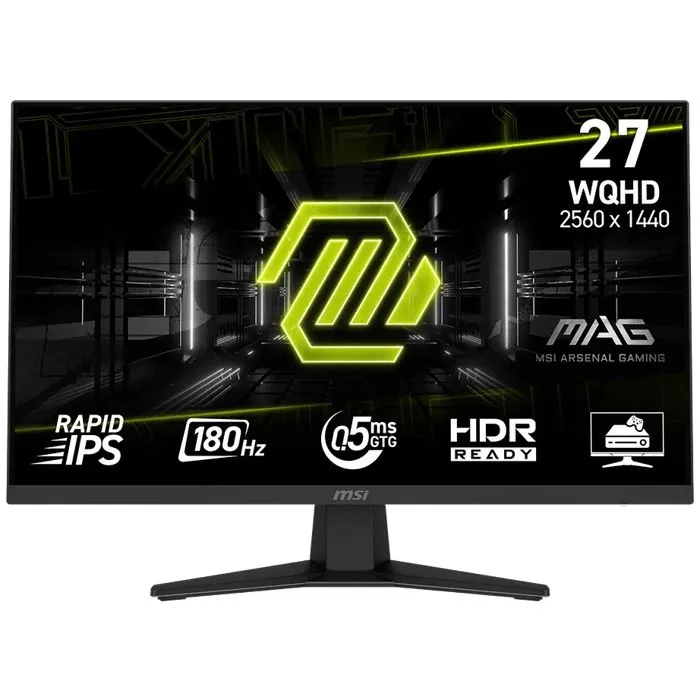 Monitor MSI 27" MAG 274QF, Rapid IPS, gaming, AMD FreeSync 180Hz, 0.5ms (GTG), 2xHDMI, DP, 2K