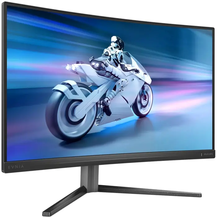 Monitor Philips 27" 27M2C5200W, Fast VA, gaming, Adaptive-Sync 280Hz, 1ms (GTG), HDR10, 2xHDMI, DP, Zakrivljeni 1500R, Full HD