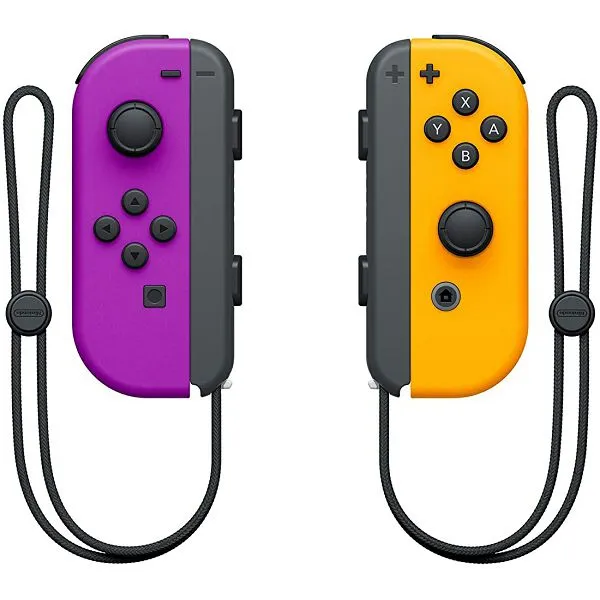 Nintendo Switch Joy-Con Pair Neon Purple and Neon Orange