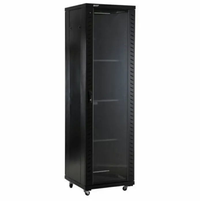 Podni mrežni ormar NaviaTec, 24U 600x800mm, Black