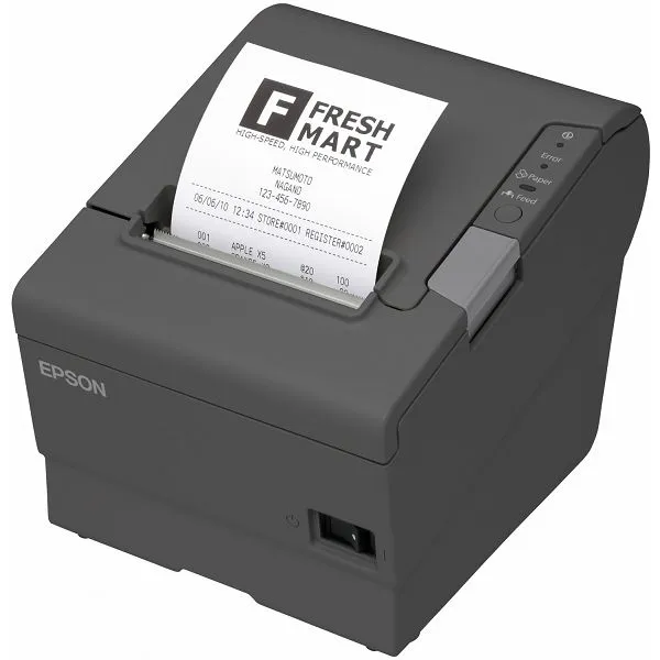 POS printer Epson TM-T88VII, Fixed Interface, USB, Ethernet, ePOS
