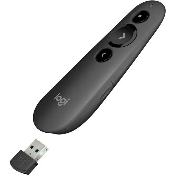 Prezenter Logitech R500s, bežični, laserski, Black