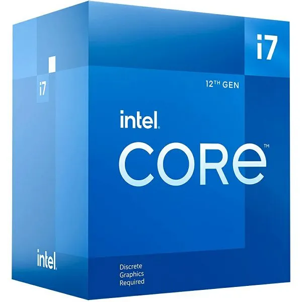 Procesor Intel Core i7-12700F (12C/20T, up to 4.9GHz, 25MB, LGA1700), BX8071512700F