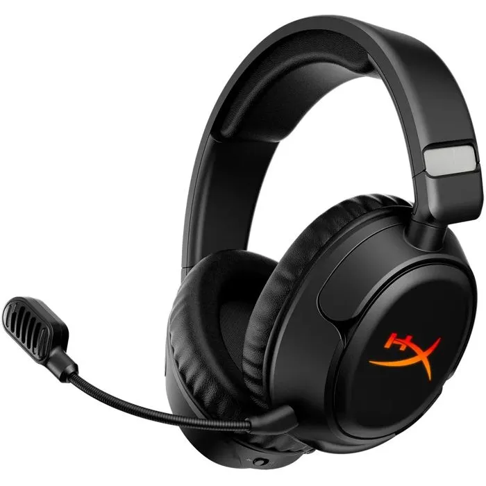 Slušalice HyperX Cloud Flight 2, bežične, gaming, mikrofon, over-ear, RGB, PC, PS4, PS5, Switch, Black
