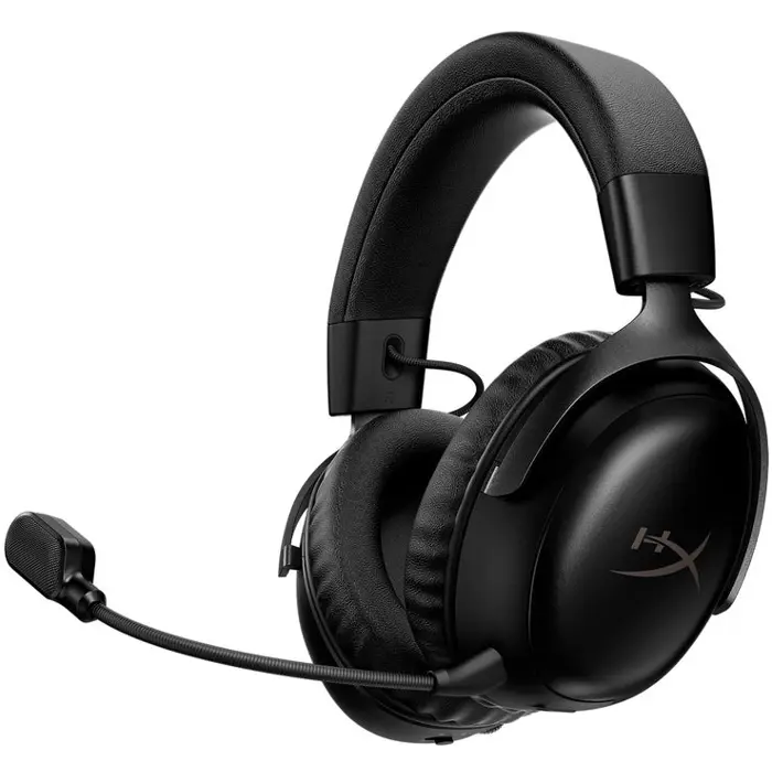 Slušalice HyperX Cloud III S Wireless, bežične, gaming, DTS, mikrofon, over-ear, PC, PS5, Switch, Black