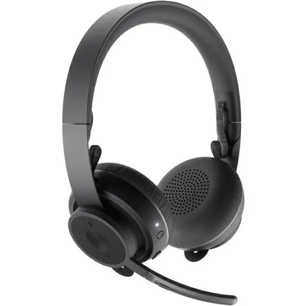 Slušalice Logitech Zone Wireless, bežične, bluetooth, mikrofon, on-ear, Black