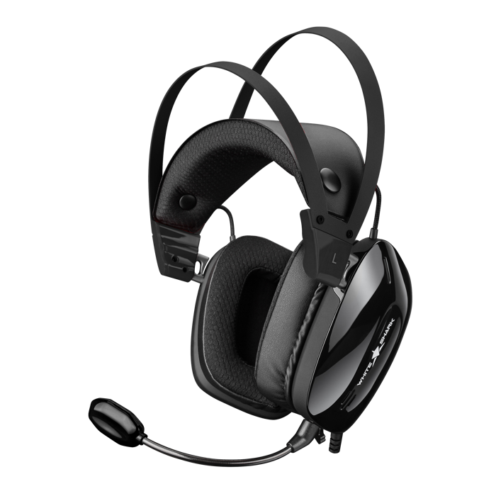 Slušalice White Shark Premium Line GH-2446 Gottan, žičane, gaming, mikrofon, over-ear, PC, PS4, PS5, Xbox, Black