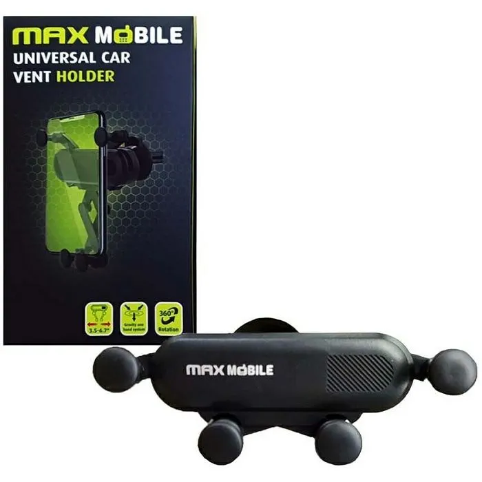 Stalak za mobitel Max Mobile Gravity Vent G260, Black