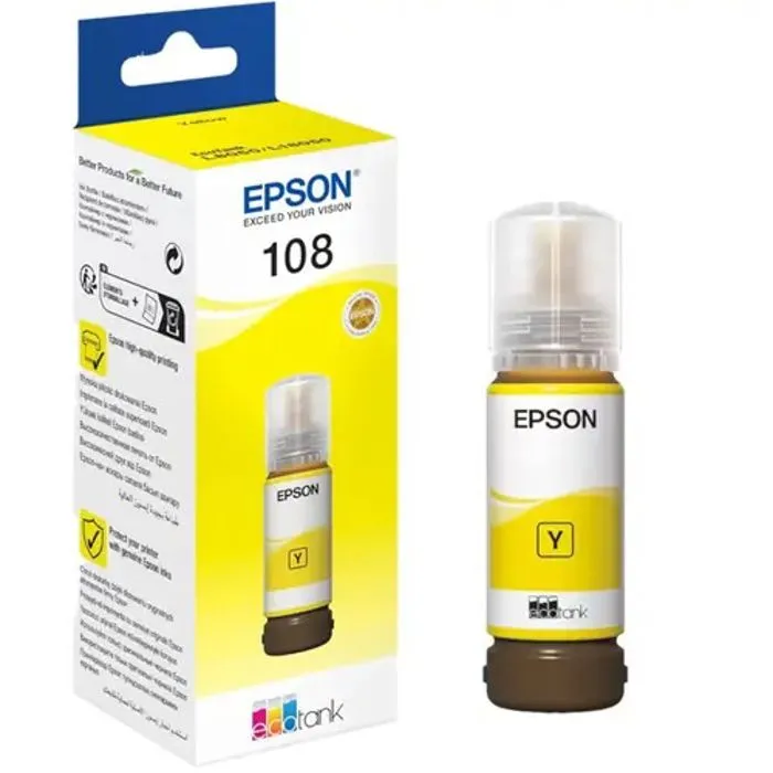 Tinta Epson 108, C13T09C44A, Yellow