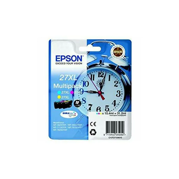 Tinta Epson 27XL, C13T27154022, Tri-color (Multipack)