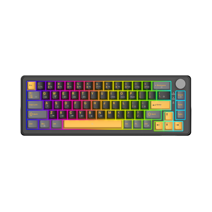 Tipkovnica White Shark Excalibur, bežična, US Layout, Black