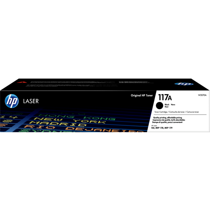 Toner HP 117A, W2070A, Black