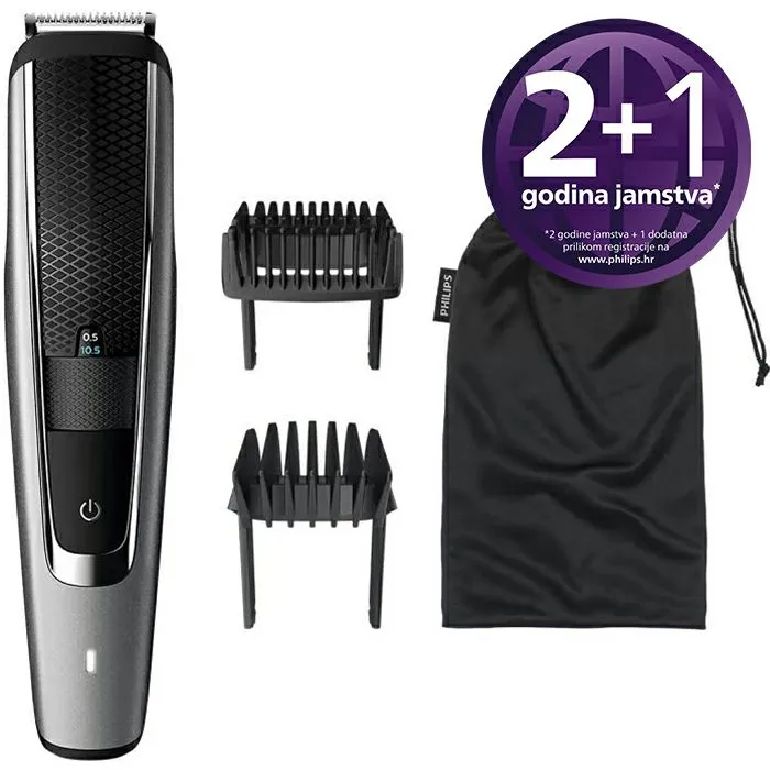 Trimer Philips Beardtrimmer 5000 Series BT5502/15, krom