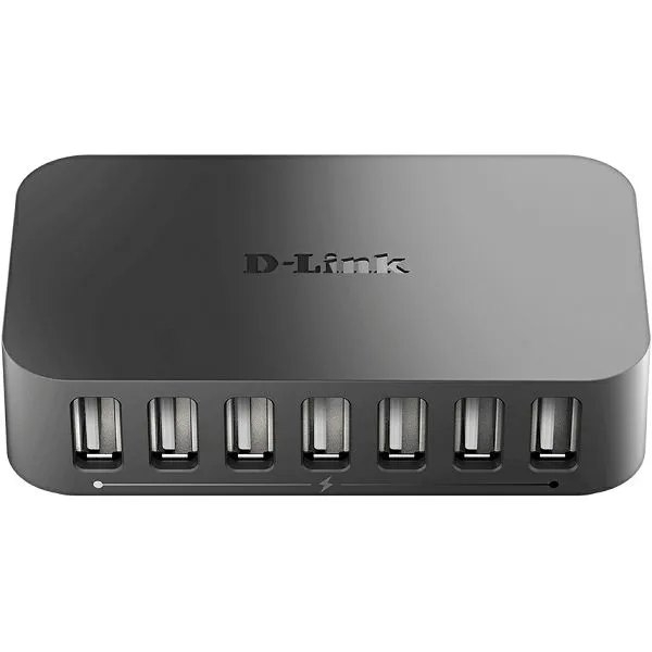 USB Hub D-Link DUB-H7/E, 7xUSB-A 2.0, Black