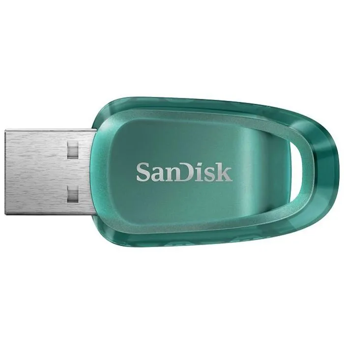 USB stick Sandisk Ultra Eco, USB 3.2, 64GB, Green