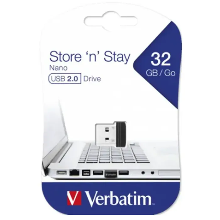 USB stick Verbatim 98130, USB 2.0, 32GB, USB-A, Black