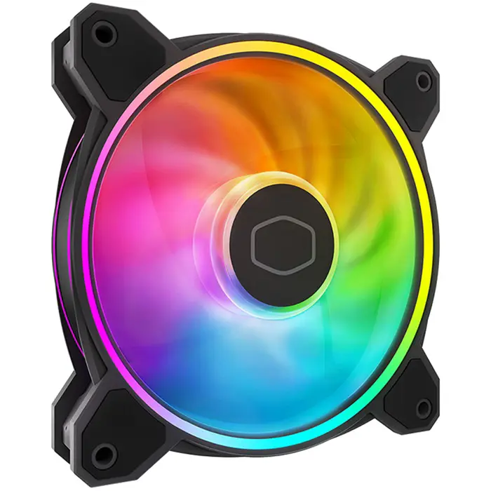 Ventilator za kućište Cooler Master MasterFan MF120 Halo 2, 120mm, ARGB, PWM, Black
