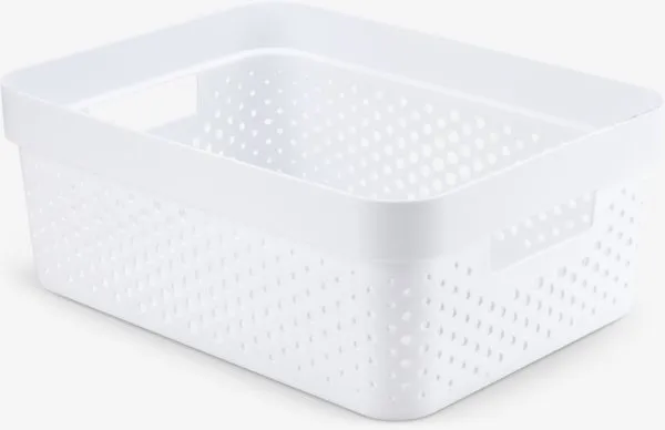 Košara INFINITY 11 L plastika bijela