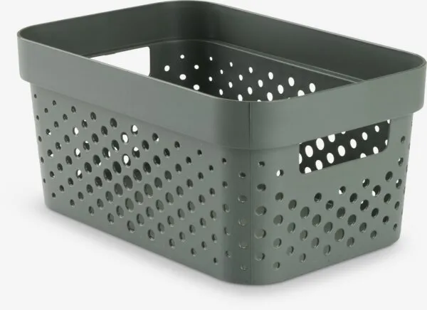 Košara INFINITY 4,5 L plastična tamnozelena