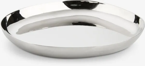 Ukrasni pladanj THYGE Ø13 cm krom
