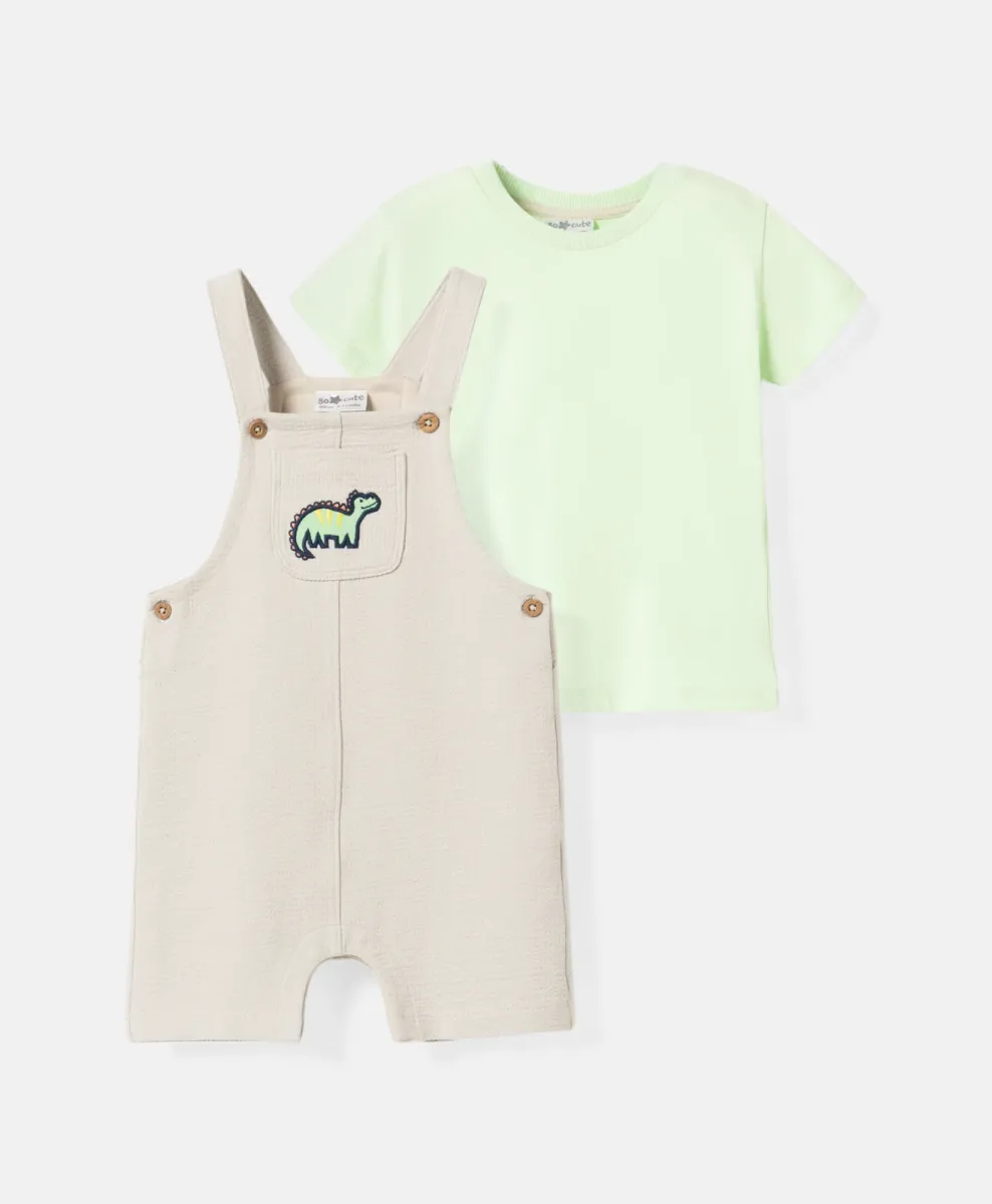 Bebi set s dinosaurom tregerice i majica