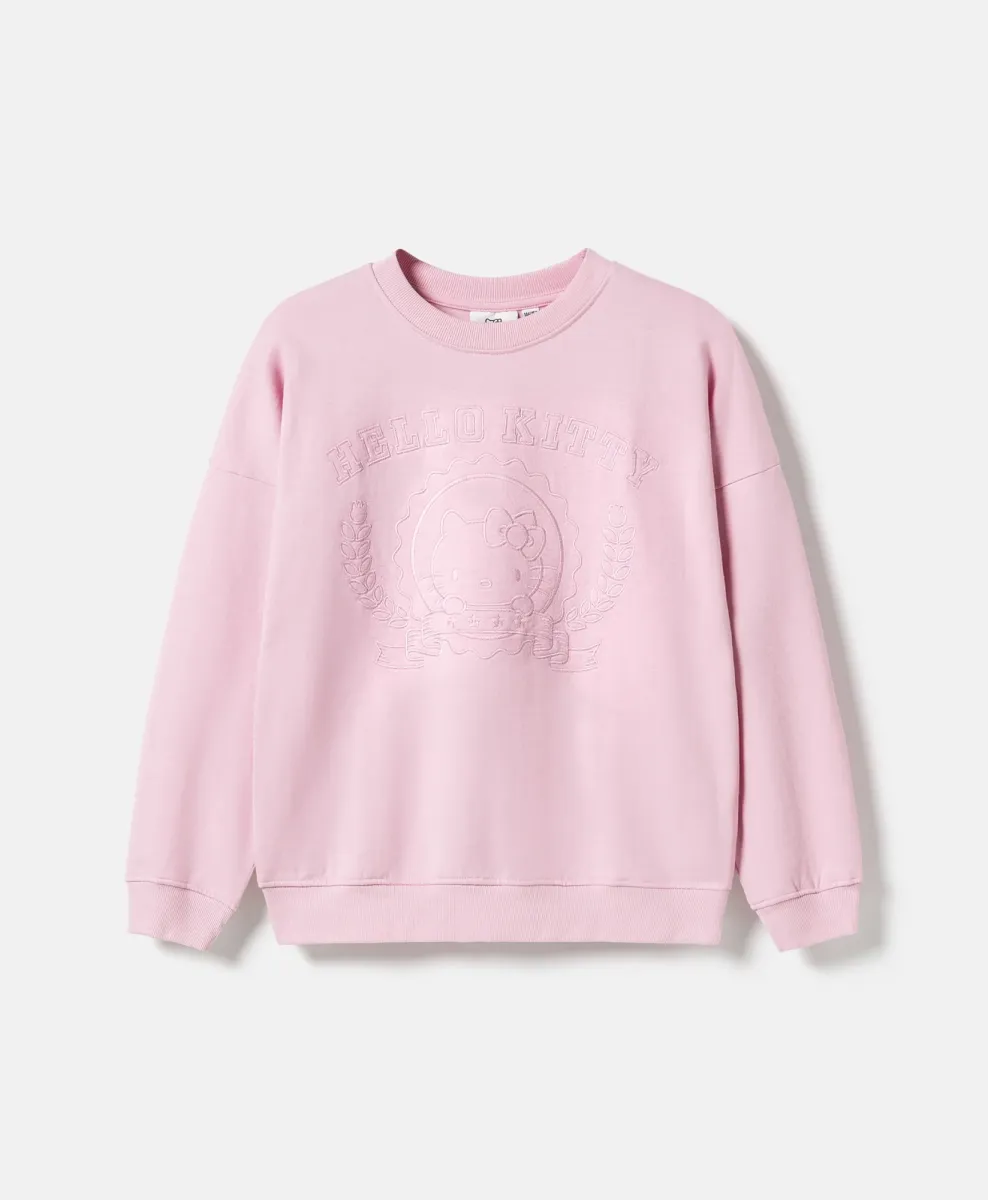 Bluza za djevojčice s vezom Hello Kitty