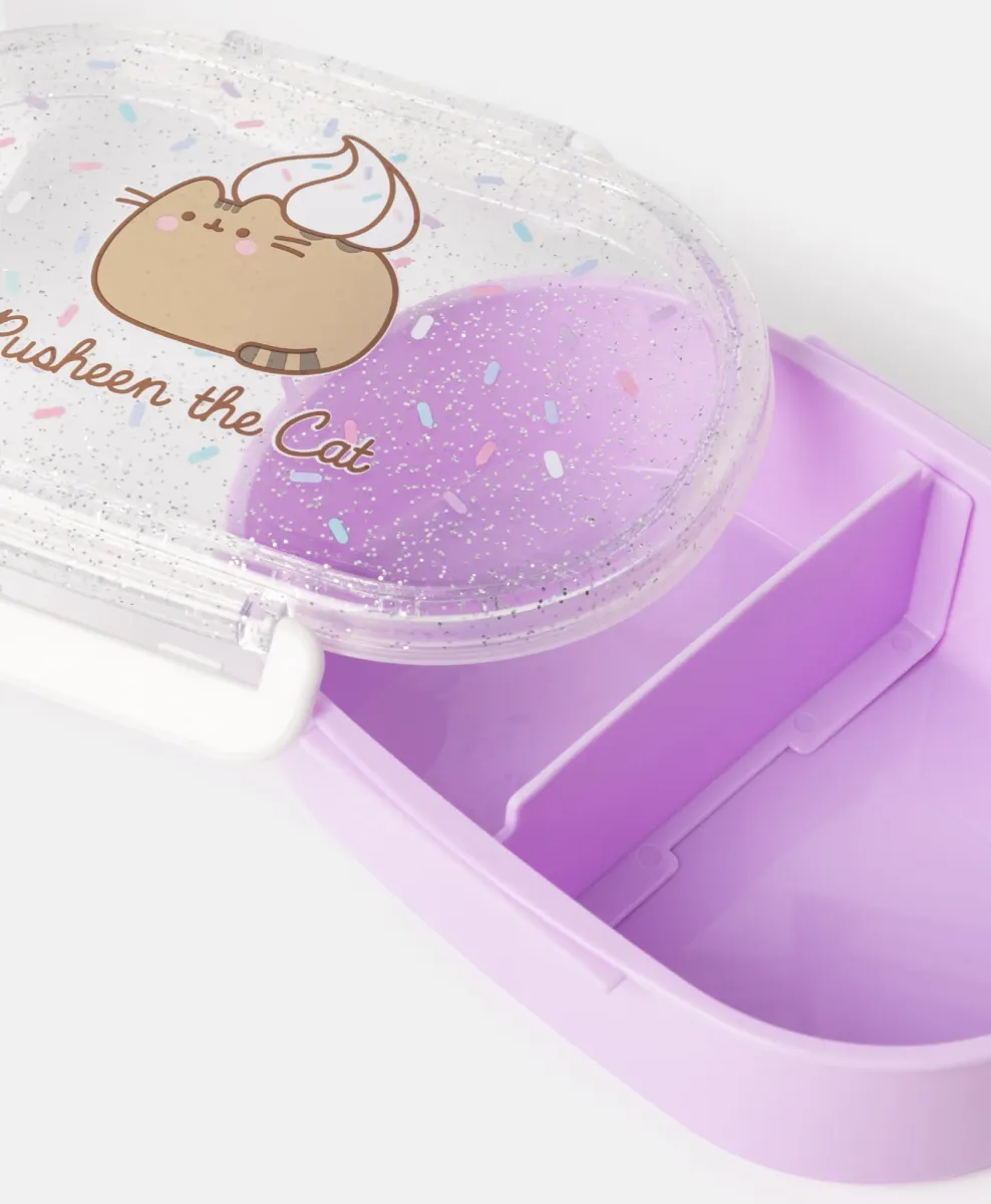 Brokatni lunch box Pusheen