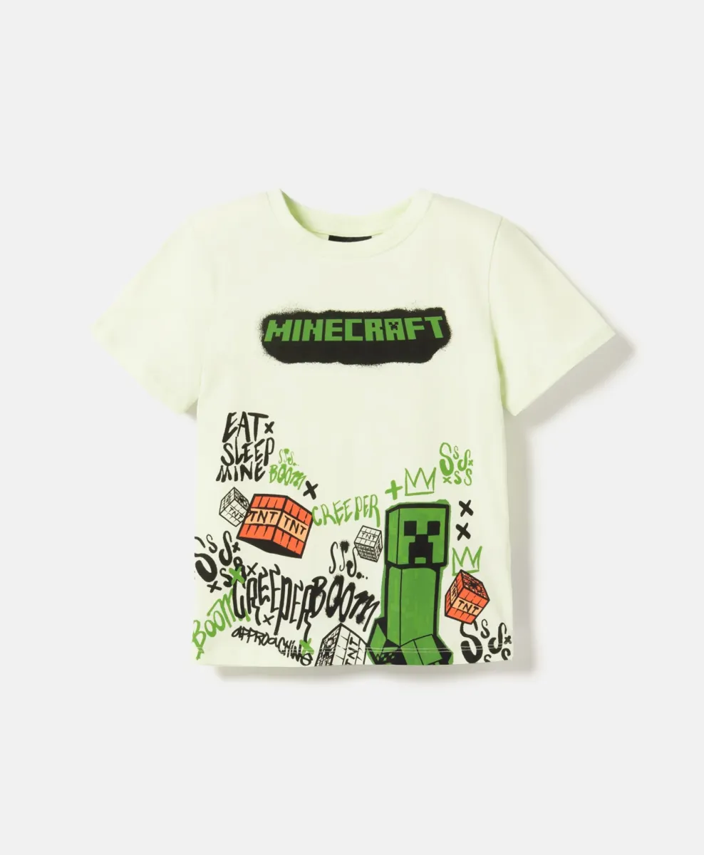 Dječja majica Minecraft Creeper 100% pamuk