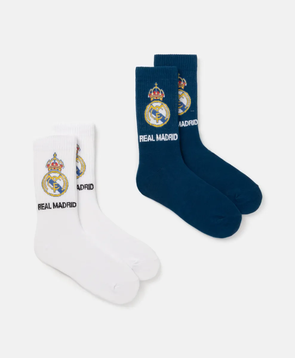 Muške rebraste čarape Real Madrid