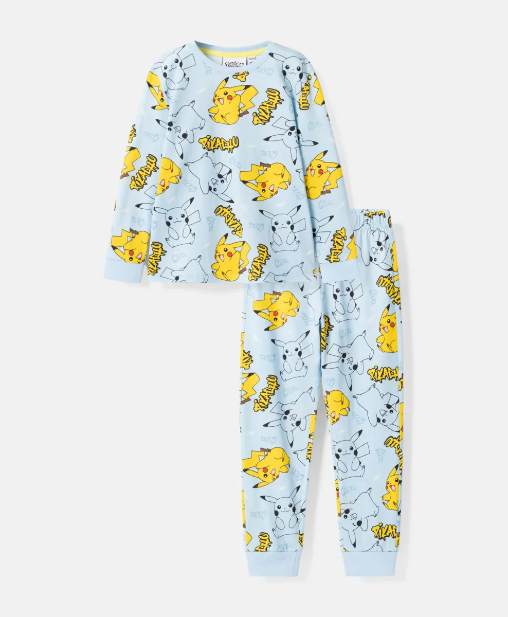 Pidžama s dugim rukavima - Pokemon - za dječake