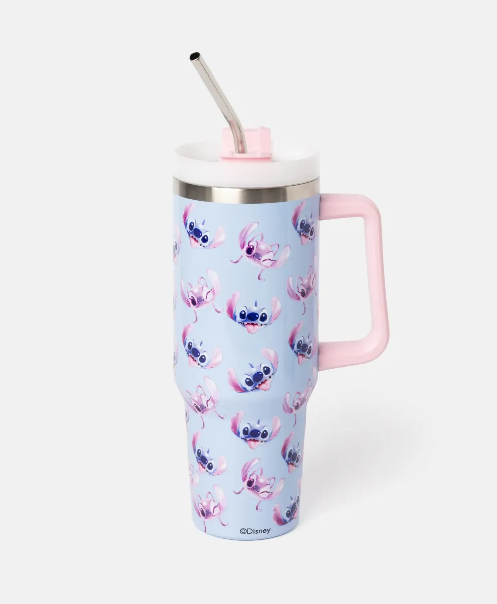 Putna šalica Lilo i Stitch sa slamkom