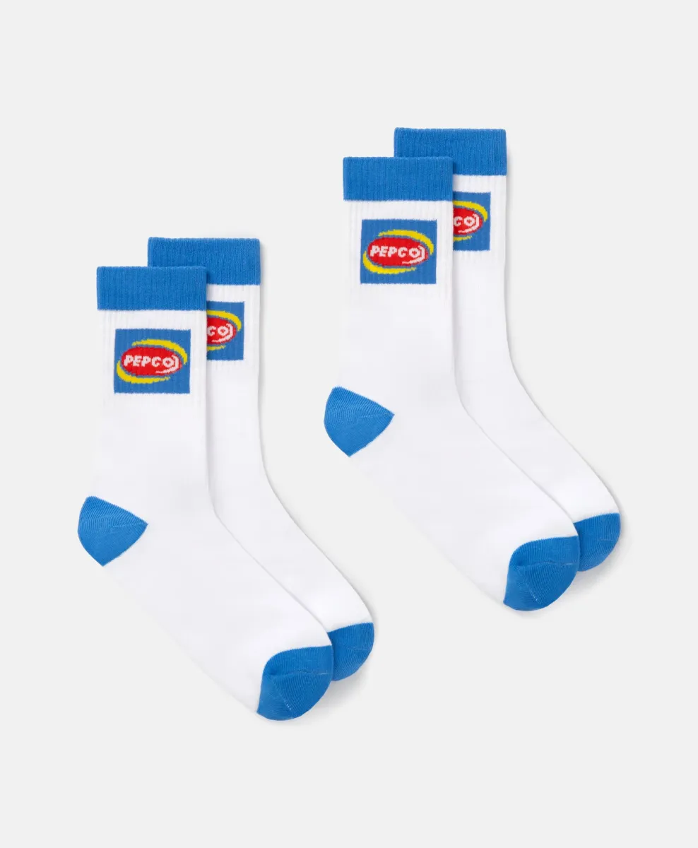 Set uniseks čarapa s retro Pepco logom 2-pack